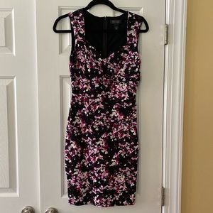 WHBM Floral Slimming Dress Size 4